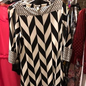 Cute black and white dress